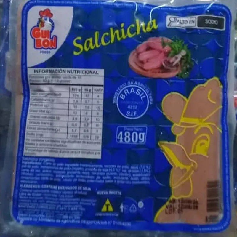 Salchicha pollo