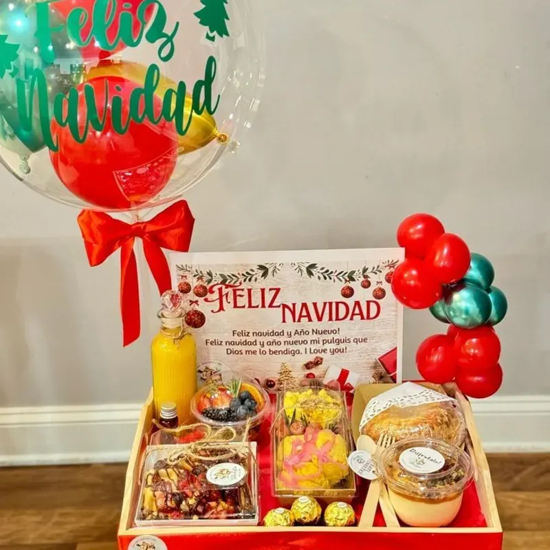 Bandeja de desayuno Feliz Navidad💚✨❤️