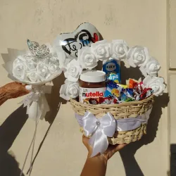 Cesta de mimbre❤️✨