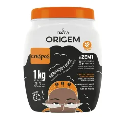 Crema 2 en 1 Para Cabellos Crespos 1kg