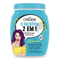 Crema 2 en 1 Para  Cabellos Crespos 1kg