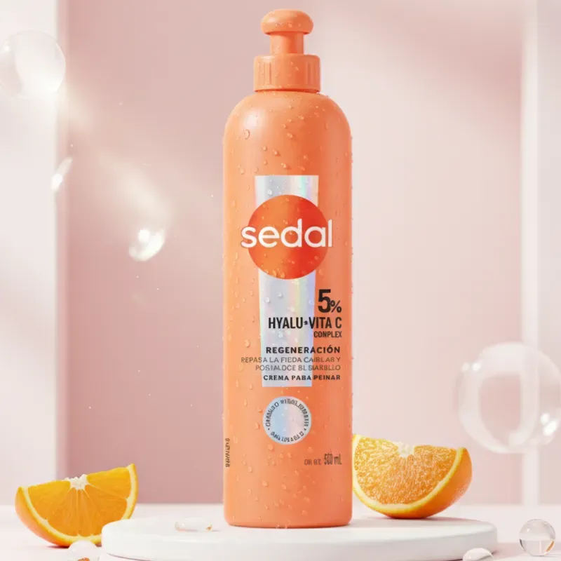 Crema de Peinar de Ácido Hialurónico y Vitamina C 300ml