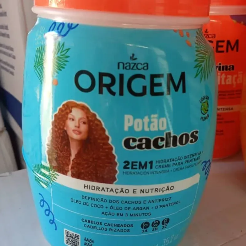 Crema 2 en 1 para hidratación y nutrición de cabello rizado 1kg
