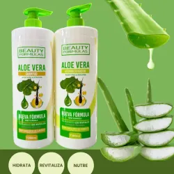Juego de Shampoo y Acondicionador de Aloe Vera 1380ml