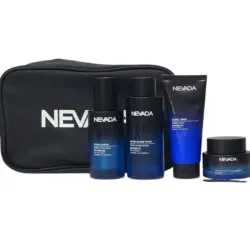 Kit Facial Nevada Masculino con Estuche 4 piezas 