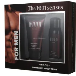 Set de Spray Corporal y Gel de Baño de Hombre