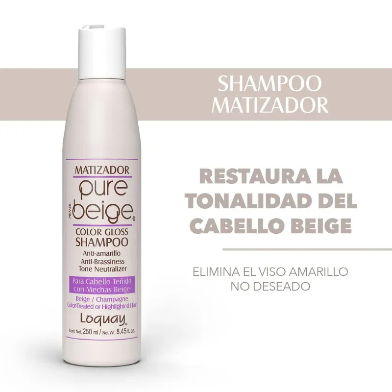 Shampoo Matizador Pure Beige 250 ml