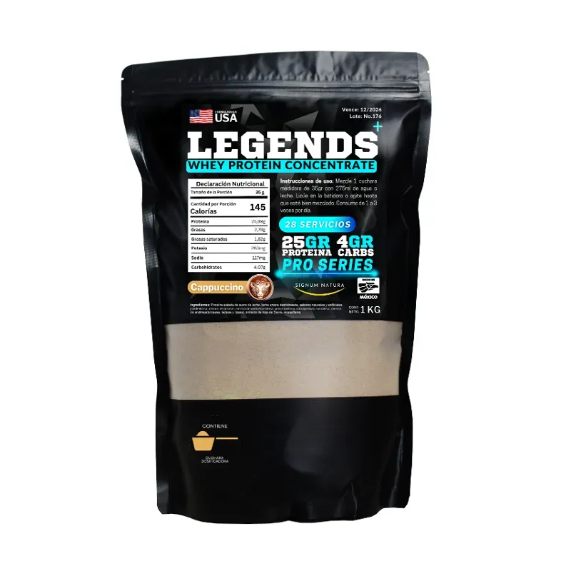 Whey Concentrate Cappuccino 1Kg (28 servicios)