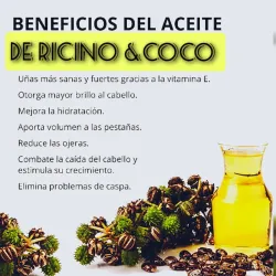 ACEITE DE RICINO CON COCO 🥥