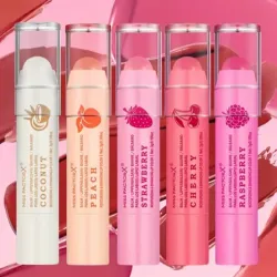 bálsamos labiales con color