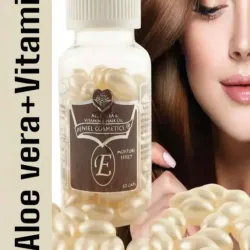 Cápsulas capilares de Vitamina E con Aloe vera (humectante)