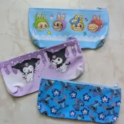 Cartucheras de Stitch, Labubu y Kuromi