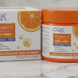 CREMA FACIAL BLANQUEADORA DE VITAMINA C 🍊 Y ÁCIDO HIALURÓNICO DE NOCHE 🌃