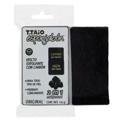 Esponjabón T.Taio exfoliante con Carbón