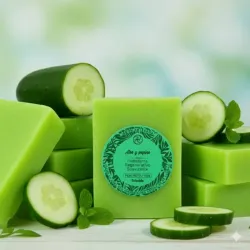JABÓN DE ALOE CON PEPINO 🥒