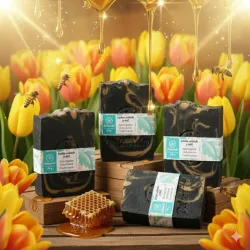 JABÓN DE CARBÓN ACTIVADO Y MIEL 🍯🖤