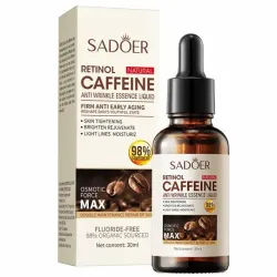 Serum Sadoer con retinol y cafeína