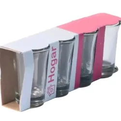 Set de 4 vasos tequileros