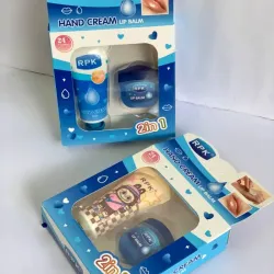 Set de crema de manos y bálsamo de labios