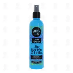 Spray fijador Nuvel Super Fix Ultra Fijación y Brillo
