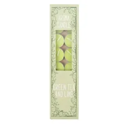 Velas pequeñas de té verde 🍵 y limón 🍋