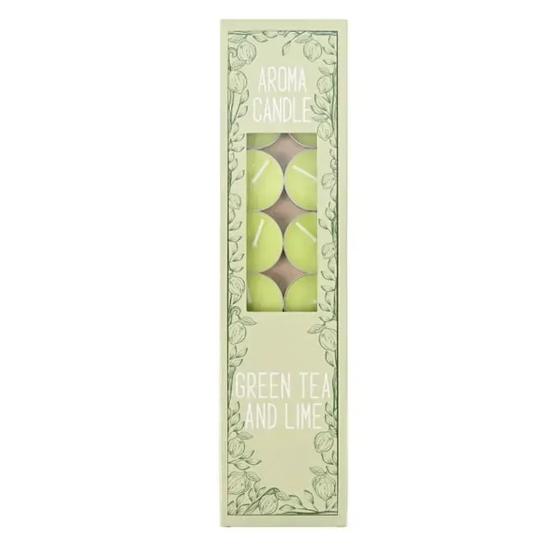 Velas pequeñas de té verde 🍵 y limón 🍋