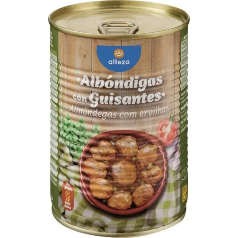 Albóndigas con Guisantes Alteza (415 g)