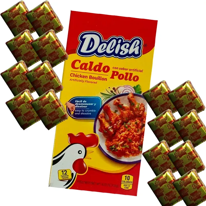 Caldo de Pollo Delish (12 Tabletas)