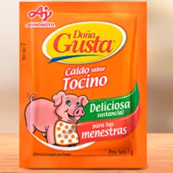 Caldo sabor Tocino Doña Gusta (10 sobres de 7 g)