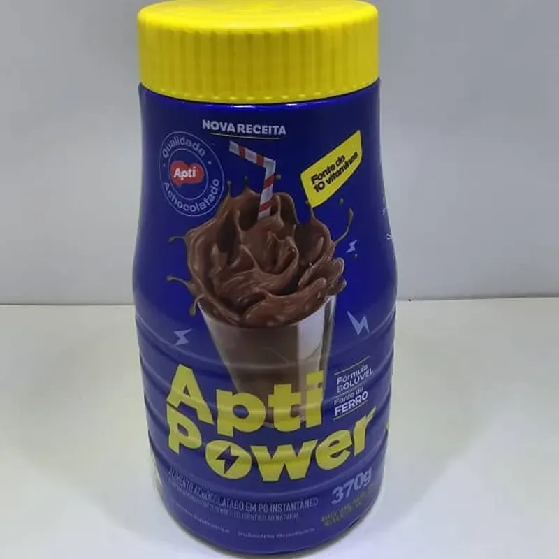 Chocolate instantáneo Apti Power. (Pomo 370g.)