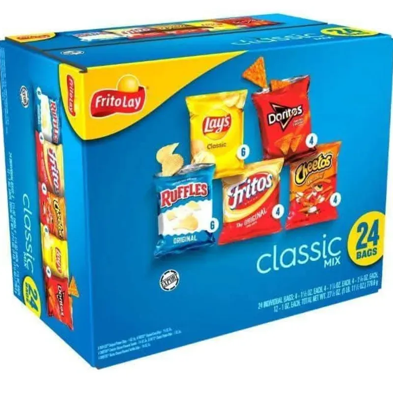 Classic Mix de 24 bolsas de snacks Frito-Lay. (776.5 g)