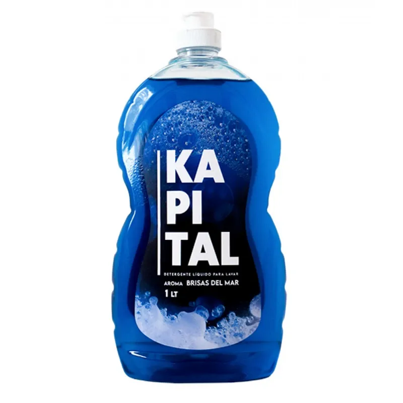 Detergente líquido para lavar aroma brisas del mar Kapital (1 lt)