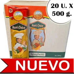 Espaguetis Mom's Choice (20 Unidades de 500 g) 