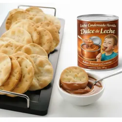 Galletas de Sal Criollas con Leche Condensada Hervida