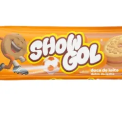 Galletas dulces rellenas con crema sabor dulce de leche Show Gol (76 g)