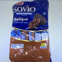 Galletas Sovio chocolate con relleno sabor chocolate (12 Pkt)