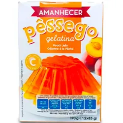 Gelatina sabor Melocotón Amanhecer (2 Unidades x 85 g)