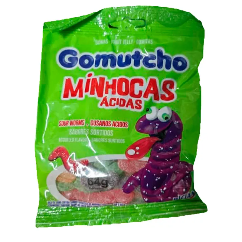 Gomitas de Gusanitos Ácidos (64 g)