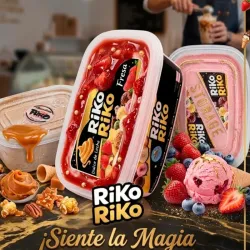 Helado Riko Riko sabor Fresa (500 g)