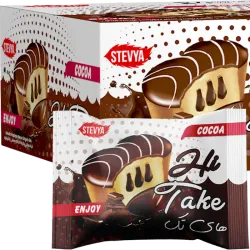 Hi Take Pastel relleno de cacao con cobertura de Chocolate (45 g. x 24 Unidades)