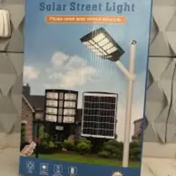 Lámpara LED Exterior Solar de 800 W colo Negro