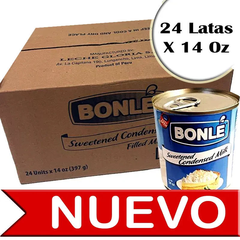 Leche Condensada BONLE (24 Latas de 397g.)