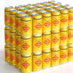 Malta Bucanero (3 Cajas x 24 Latas)