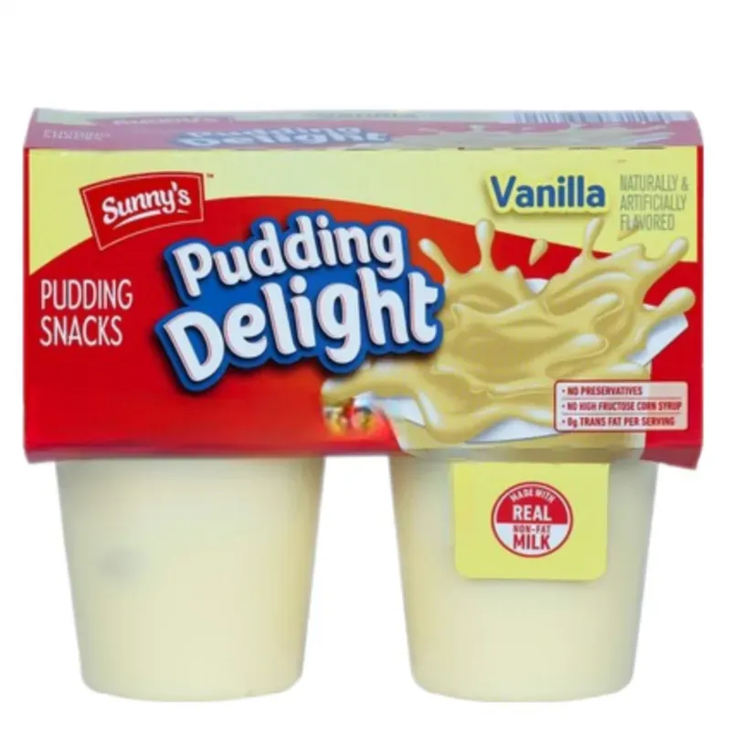 Natillas de vainilla Sunny's Delight (4 x 92.1 g)