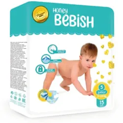 Pañales Desechables Honey Bebish (15 unidades de 30 - 50 Lb)