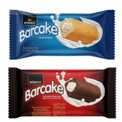 Pastelitos de chocolate rellenos de crema de leche Barcake (40 g)