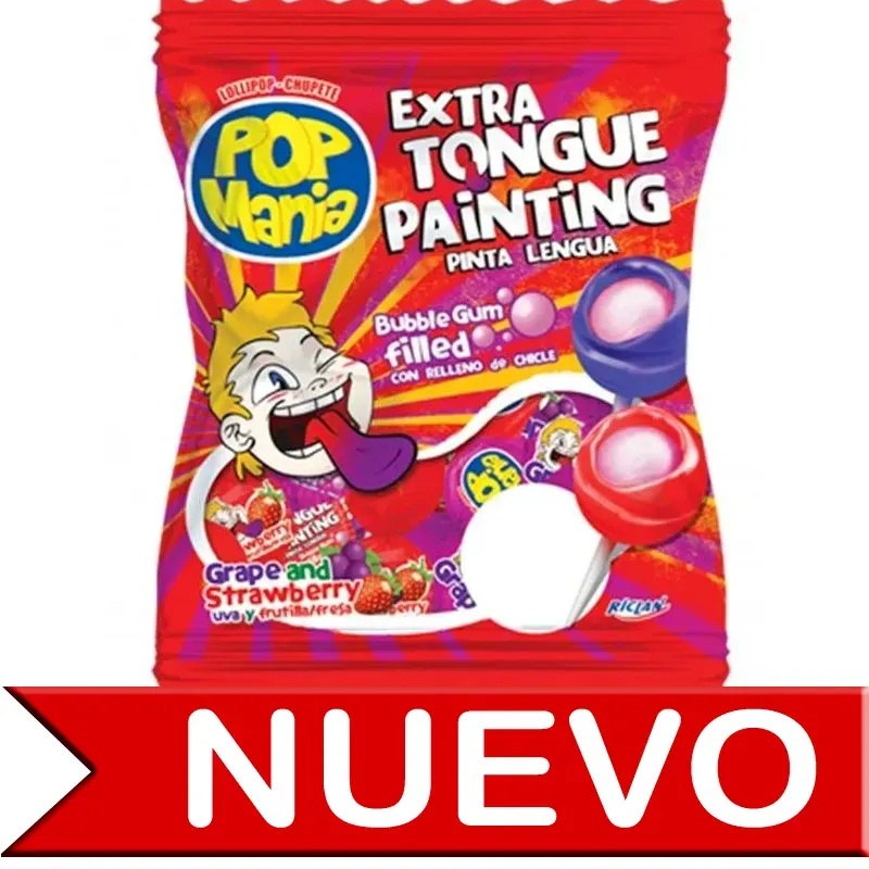 Pinta Lengua Pop Mania (672 g - 48 Unidades)