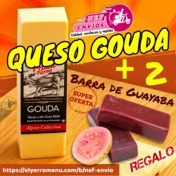 Queso Gouda de Prairie Farms (5.37 lb -6.41 lb)