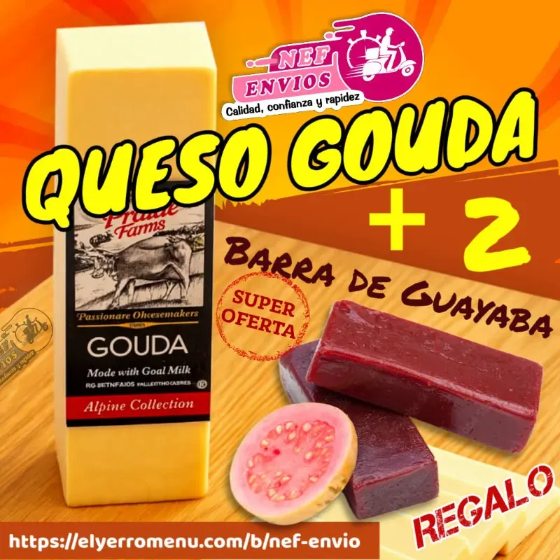Queso Gouda de Prairie Farms (5.37 lb -6.41 lb)