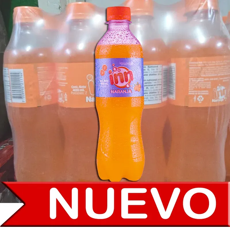 Refresco INN Naranja (400 ml) Pack de 12 Refrescos